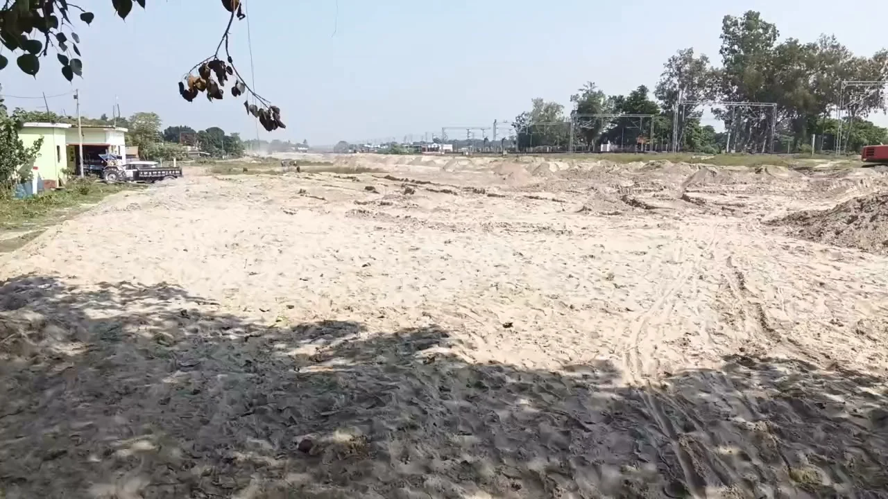 ललितग्राम वॉशिंग पीट निर्माण कार्य प्रगति पर है